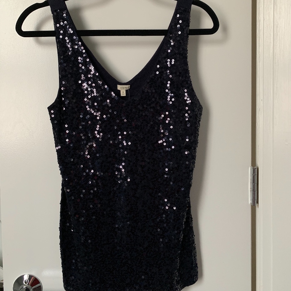 NWT J. Crew Sequin Top